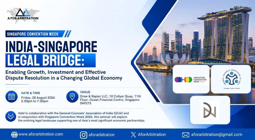 Drew & Napier and GCAI to Host India-Singapore Legal Bridge Seminar at Singapore Convention Week 2026